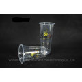 Disposable Transparent Plastic Cup of 90mm Upper Diameter